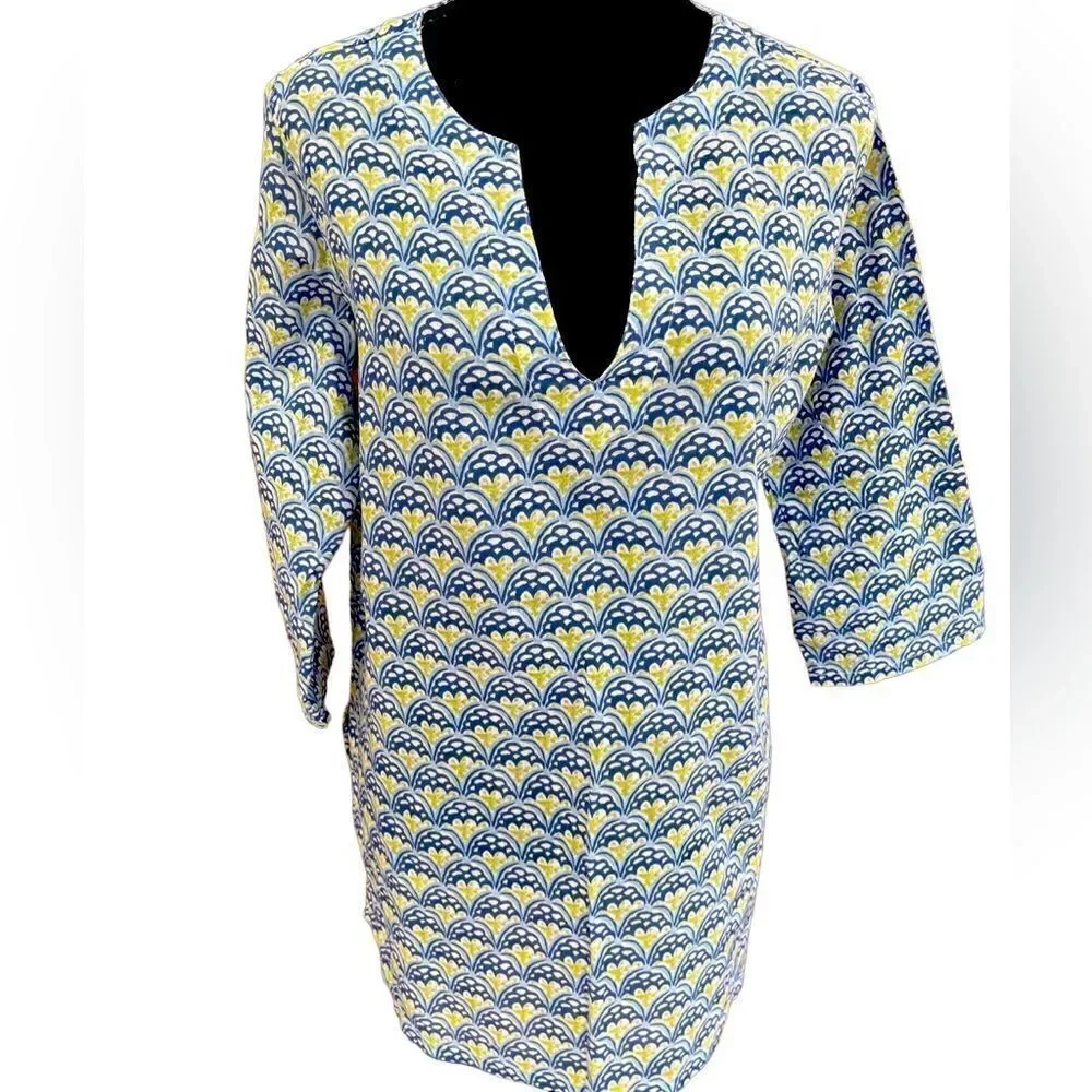 RockFlowerPaper 100% cotton patterned tunic size M